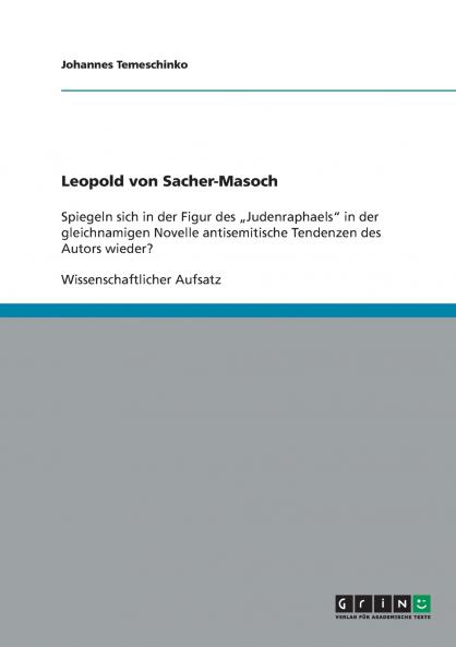 Leopold von Sacher-Masoch