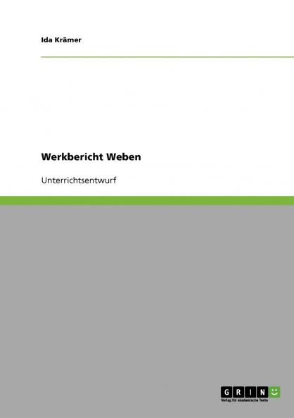 Werkbericht Weben