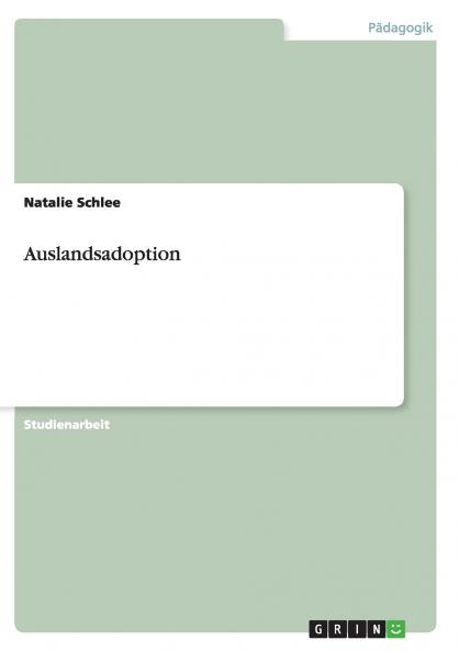 Auslandsadoption