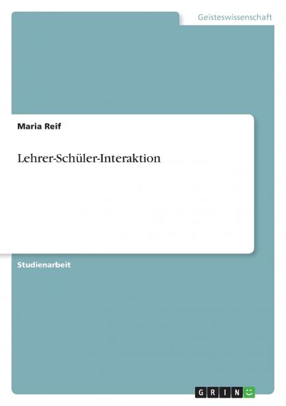 Lehrer-Schüler-Interaktion