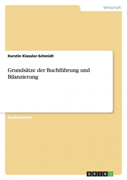Grundsätze der Buchführung und Bilanzierung