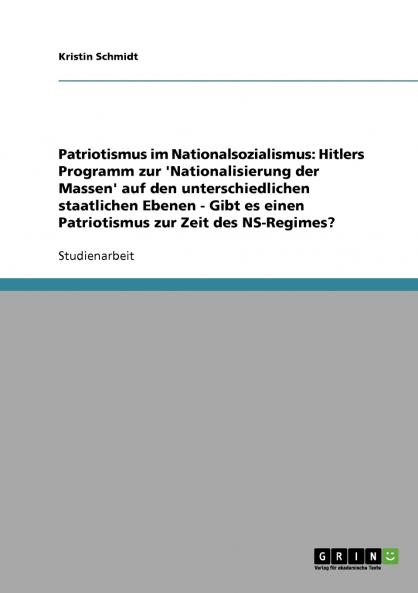 Patriotismus im Nationalsozialismus