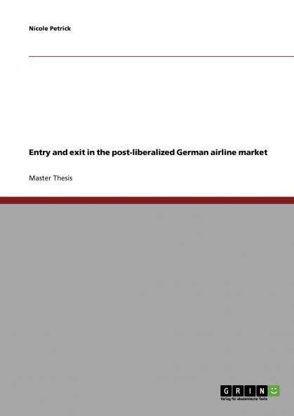 Entry and exit in the post-liberalized German airline market