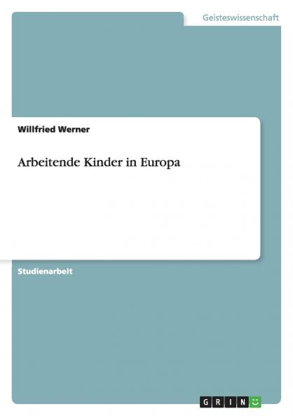 Arbeitende Kinder in Europa