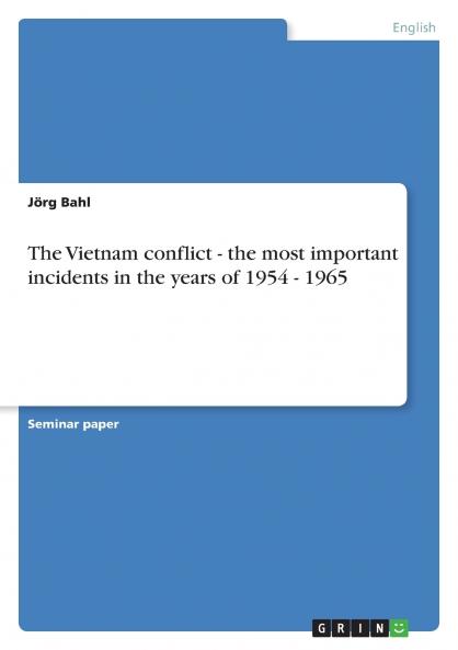 The Vietnam conflict - the most important incidents in the years of 1954 - 1965