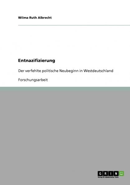 Entnazifizierung
