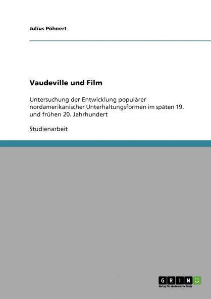 Vaudeville und Film