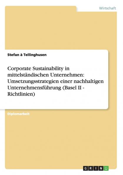 Corporate Sustainability in mittelständischen Unternehmen