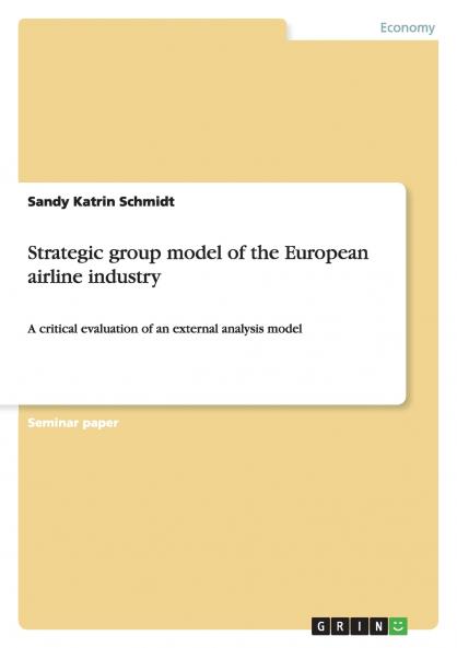 Strategic group model of the European airline industry