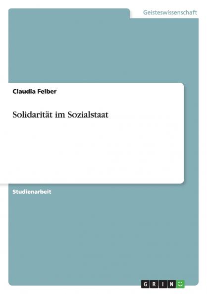 Solidarität im Sozialstaat