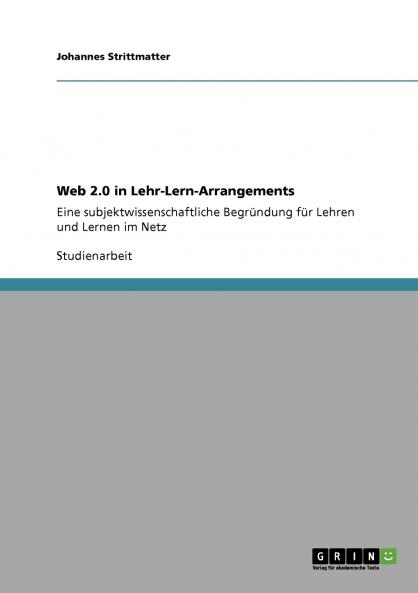 Web 2.0 in Lehr-Lern-Arrangements