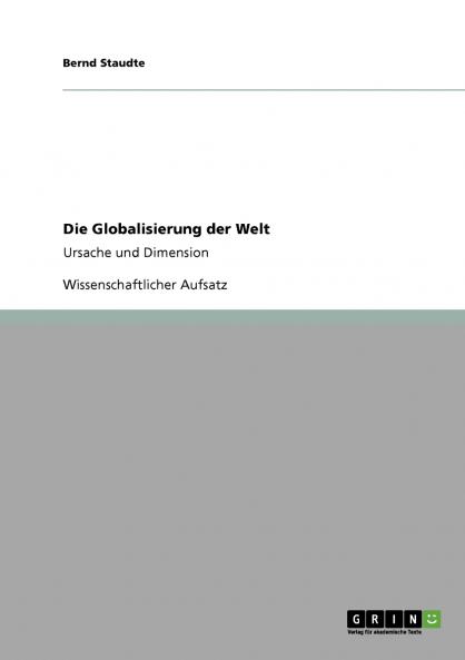 Die Globalisierung der Welt