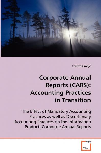Corporate Annual Reports (CARS)