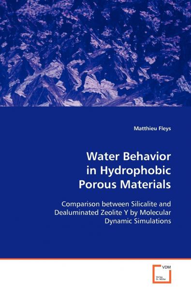 Water Behavior in Hydrophobic Porous Materials