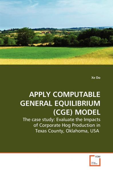 APPLY COMPUTABLE GENERAL EQUILIBRIUM (CGE) MODEL