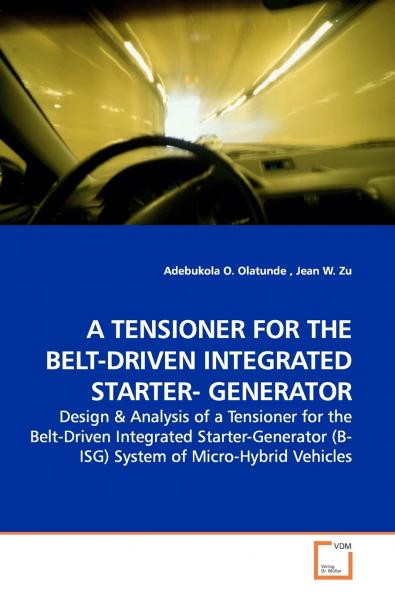 A TENSIONER FOR THE BELT-DRIVEN INTEGRATED STARTER- GENERATOR