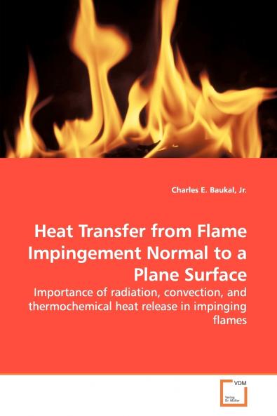 Heat Transfer from Flame Impingement Normal to a  Plane Surface