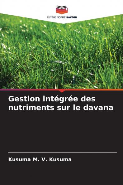 Gestion intégrée des nutriments sur le davana