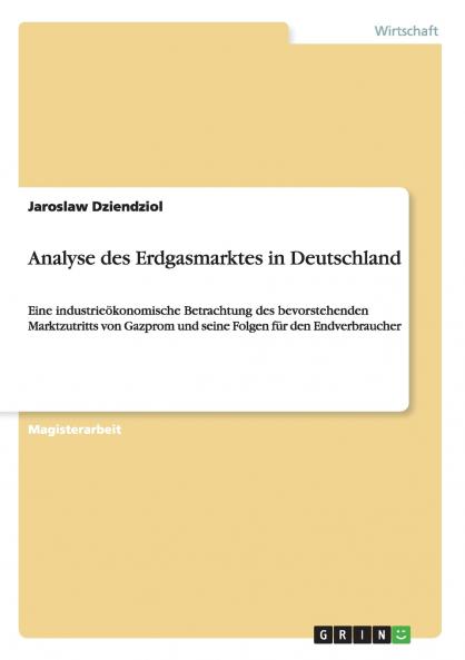 Analyse des Erdgasmarktes in Deutschland