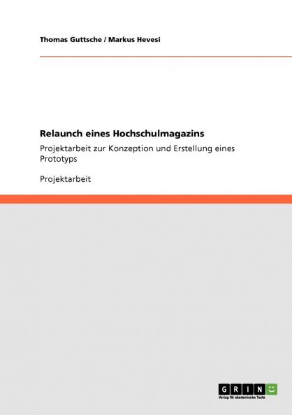 Relaunch eines Hochschulmagazins