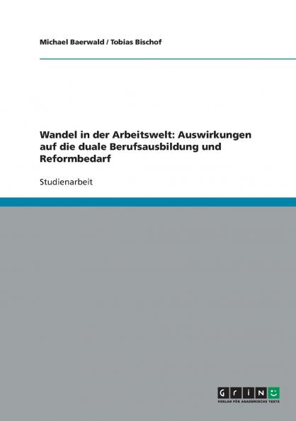 Wandel in der Arbeitswelt