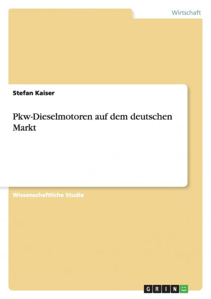 Pkw-Dieselmotoren auf dem deutschen Markt