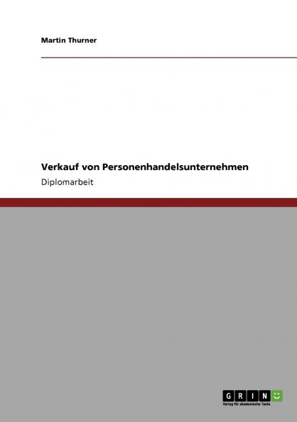 Verkauf von Personenhandelsunternehmen