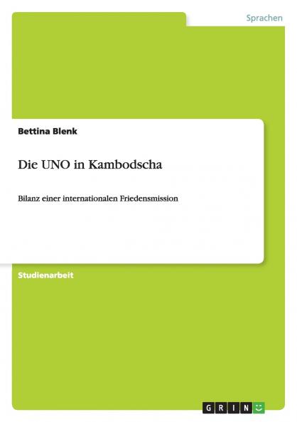 Die UNO in Kambodscha