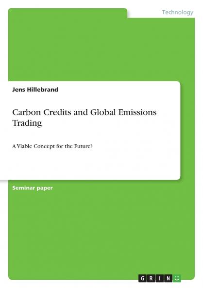 Carbon Credits and Global Emissions Trading