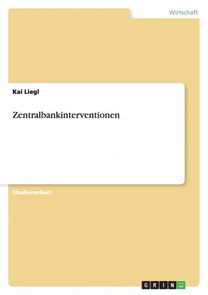 Zentralbankinterventionen