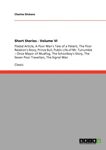 Short Stories - Volume VI