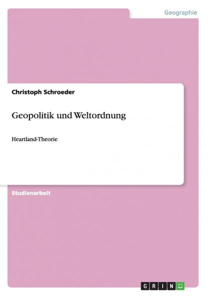 Geopolitik und Weltordnung