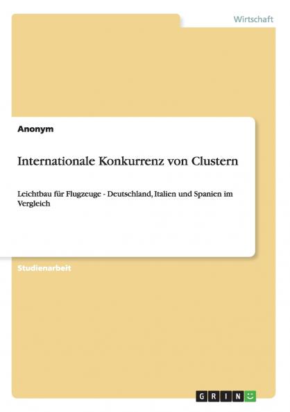 Internationale Konkurrenz von Clustern