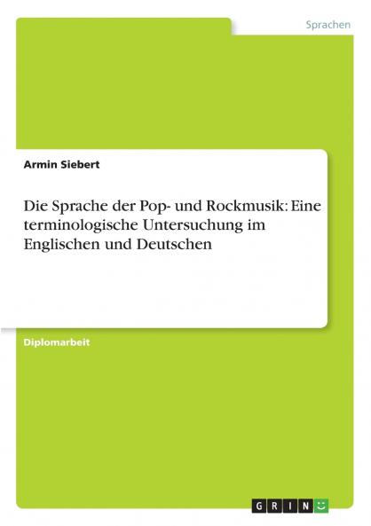 Die Sprache der Pop- und Rockmusik