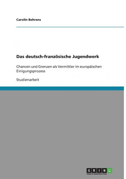 Das deutsch-französische Jugendwerk