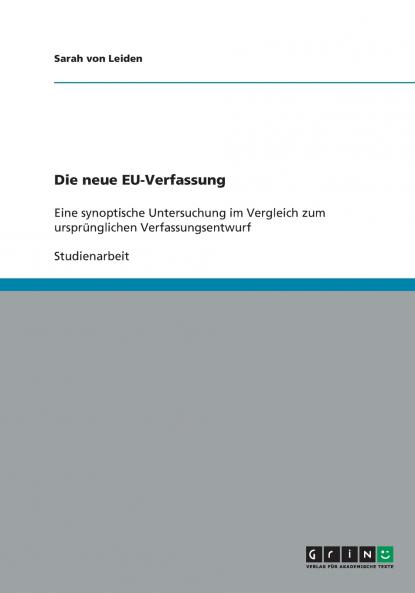 Die neue EU-Verfassung