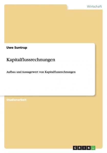 Kapitalflussrechnungen