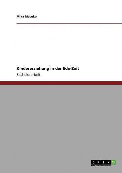 Kindererziehung in der Edo-Zeit