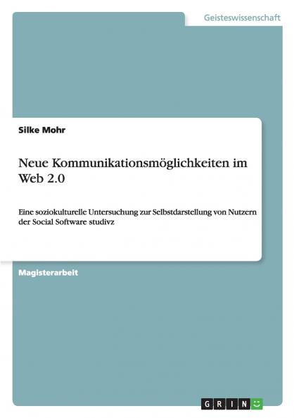 Neue Kommunikationsmöglichkeiten im Web 2.0