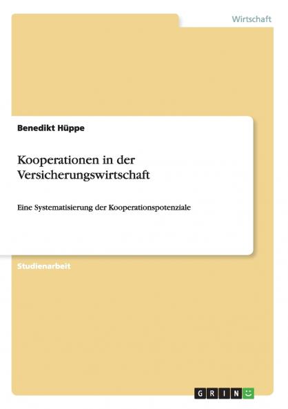 Kooperationen in der Versicherungswirtschaft