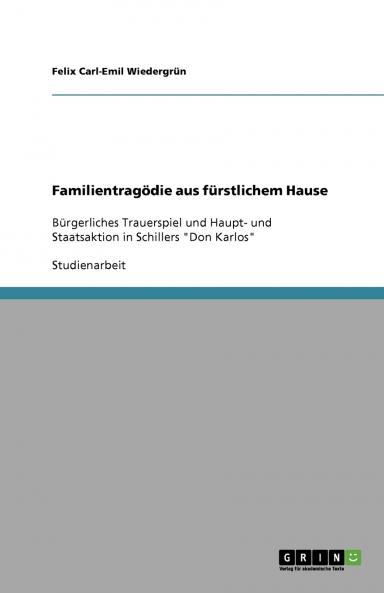 Familientragödie aus fürstlichem Hause