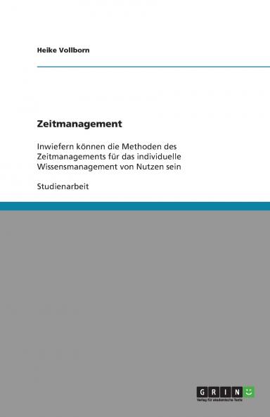 Zeitmanagement