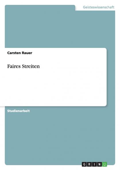 Faires Streiten