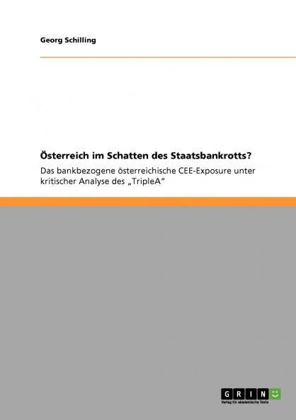 Österreich im Schatten des Staatsbankrotts?