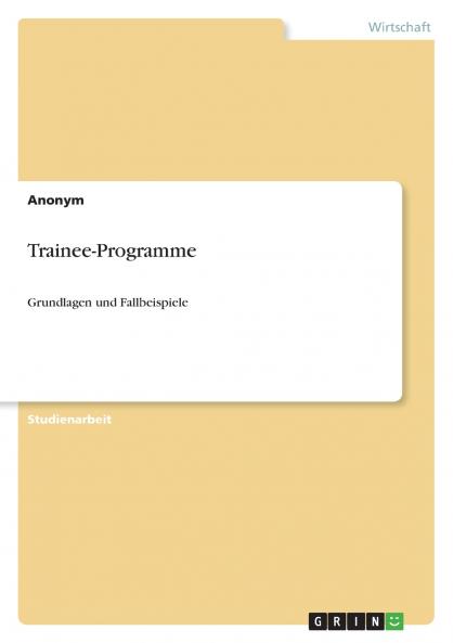 Trainee-Programme