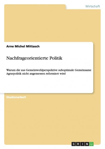 Nachfrageorientierte Politik