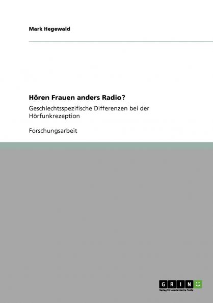 Hören Frauen anders Radio?