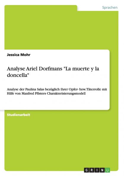 Analyse Ariel Dorfmans La muerte y la doncella