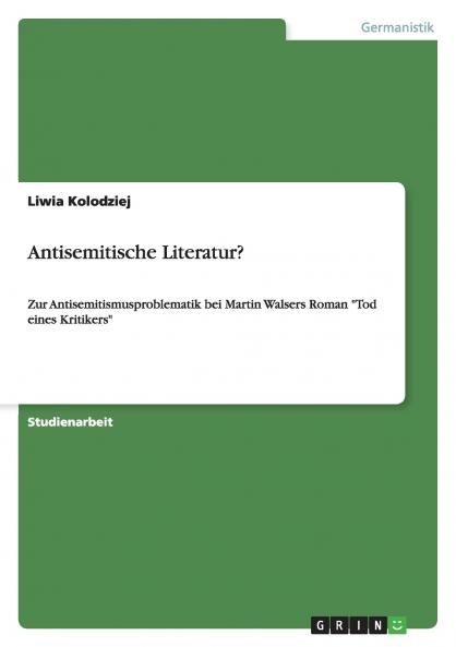 Antisemitische Literatur?