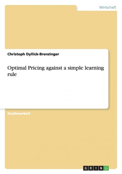 Optimal Pricing against a simple learning rule